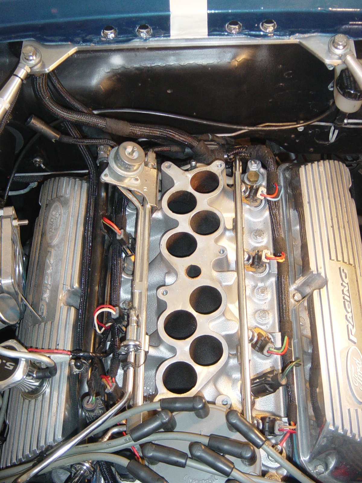 Vintage Mustang Forums - How to hide engine bay wiring?